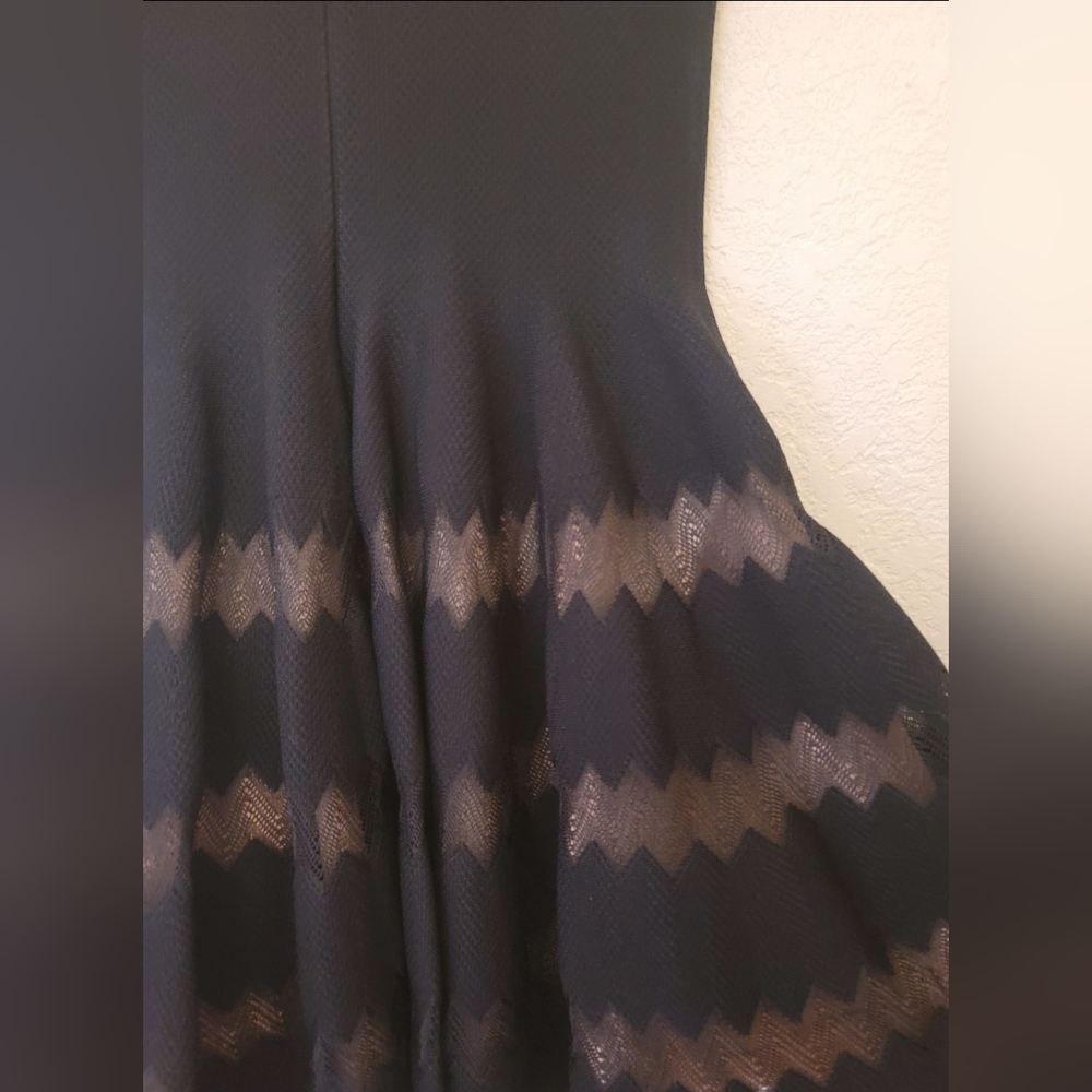 Alaia Black Scalloped Jaquard Fit And Flare Skater Dress Womens Size 42/US S - Picture 12 of 16